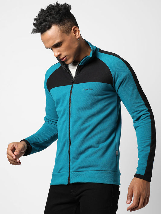 Zip-Front Jacket With Contrast Detail