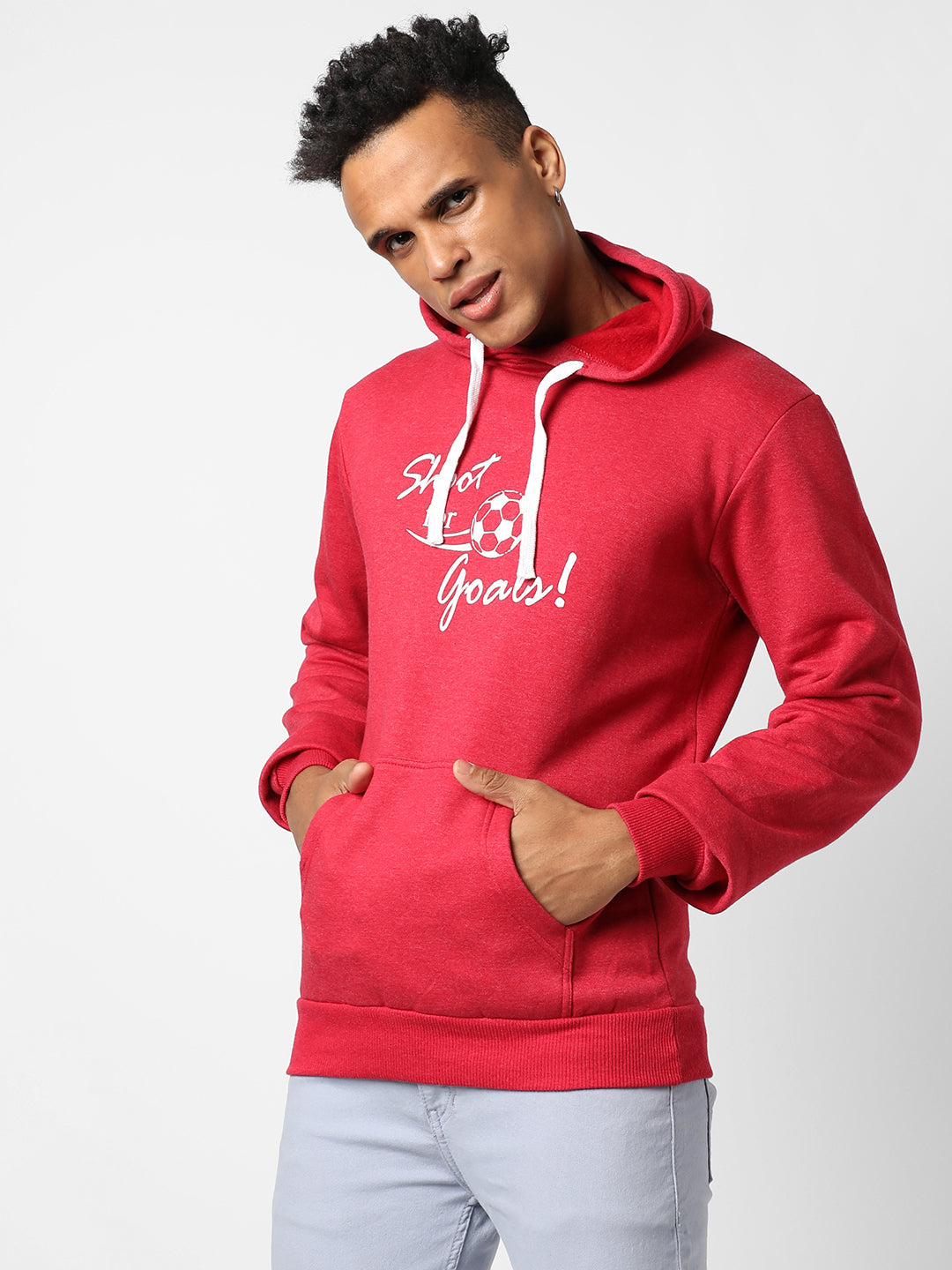 Shoot For Goals Hoodie With Kangaroo Pocket