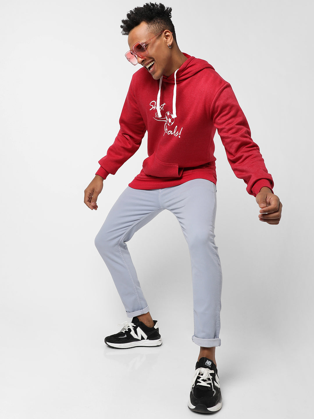 Shoot For Goals Hoodie With Kangaroo Pocket
