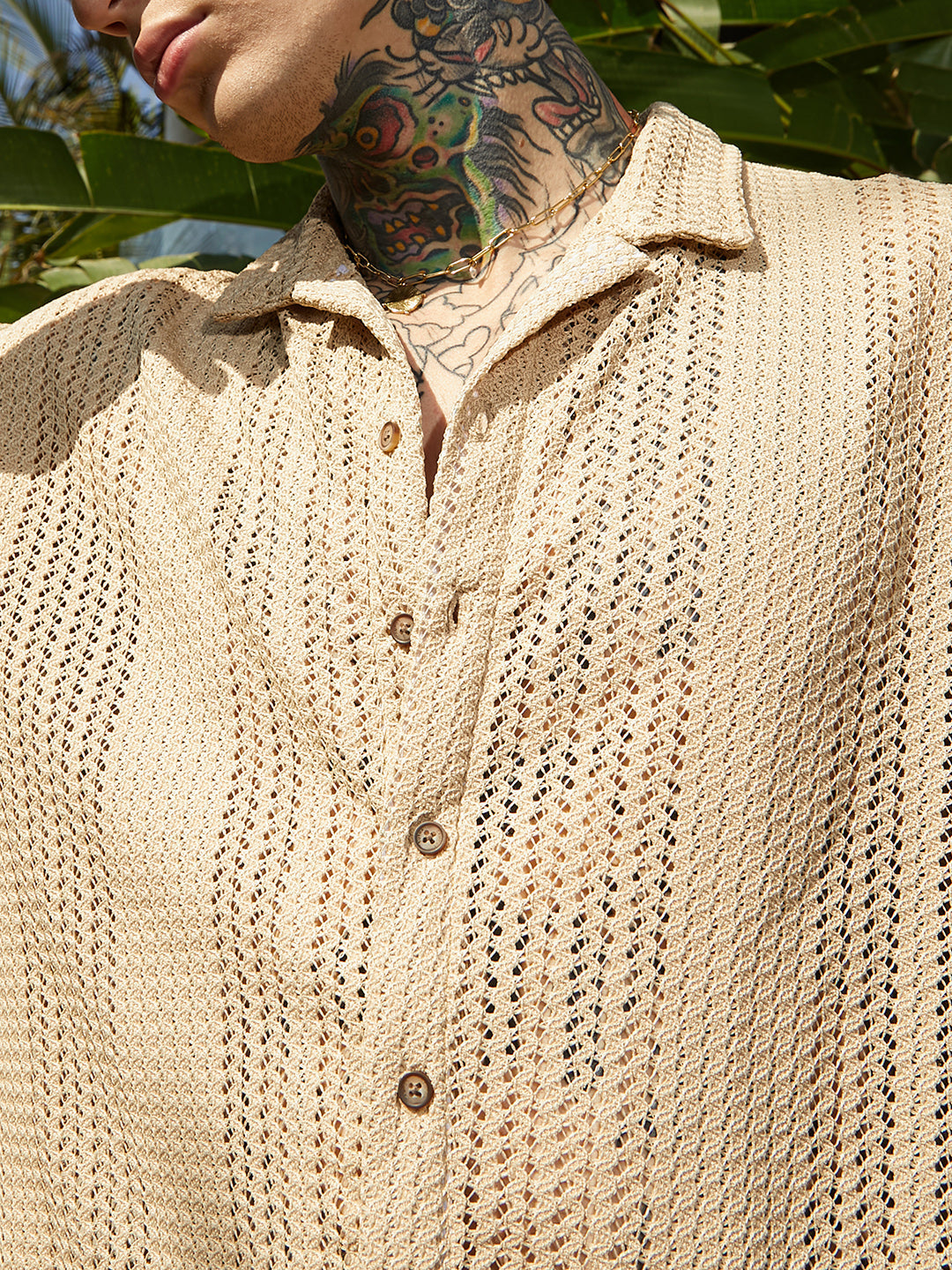 Ziggy-Knit Oversized Shirt