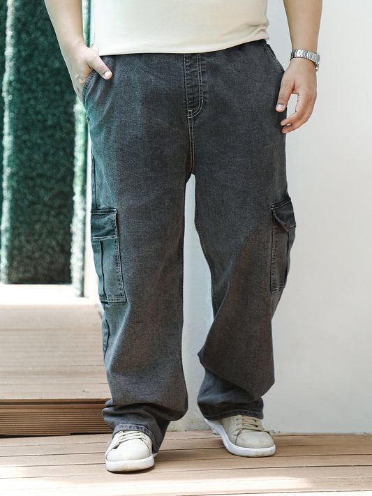 Utility Relaxed Denim Jeans