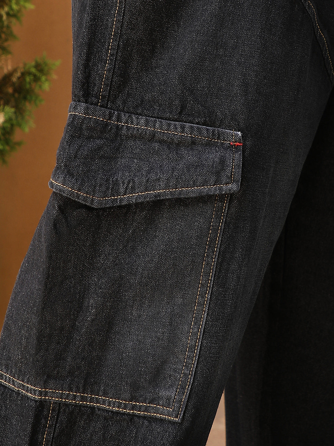 Tinted Relaxed-Utility Denim Jeans