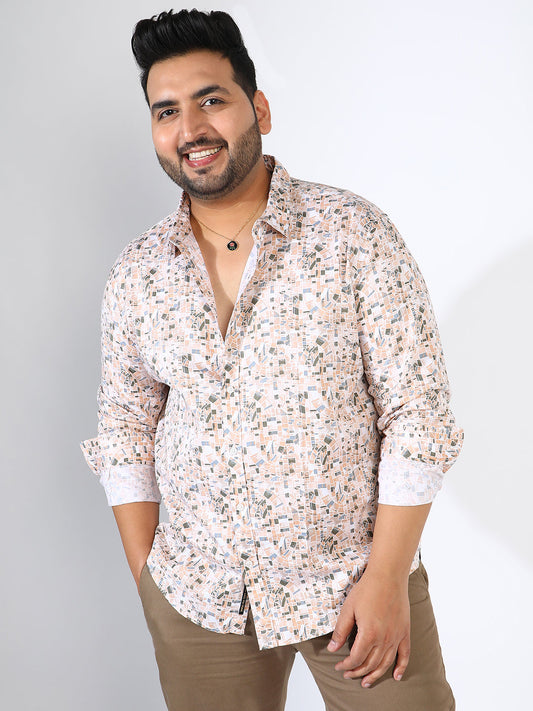 Abstract Cotton Shirt