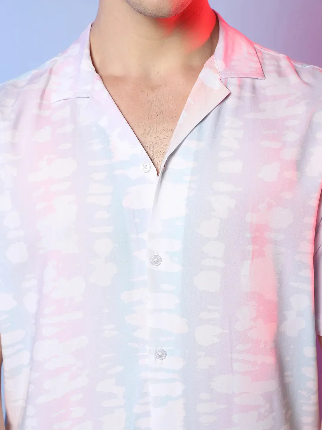 Pastel Vertical Ombre Shirt