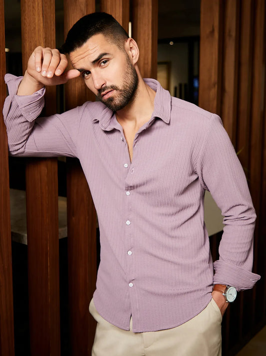 Stripe-Creased Shirt