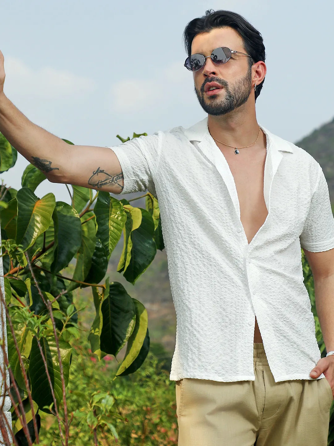 Micro Creased Shirt
