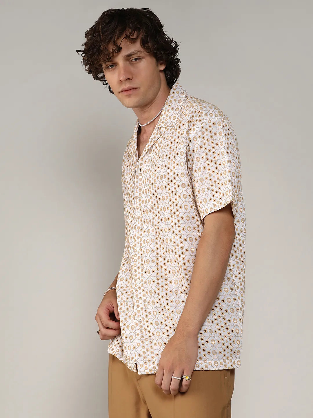 Embroidered Circular Shirt