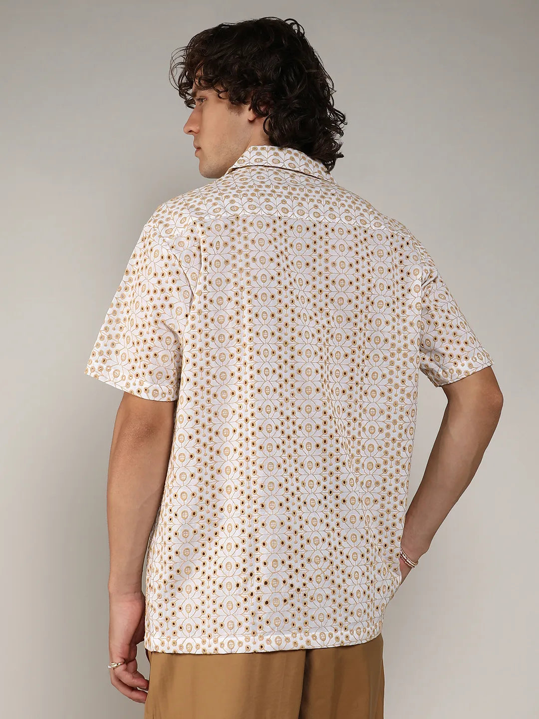 Embroidered Circular Shirt