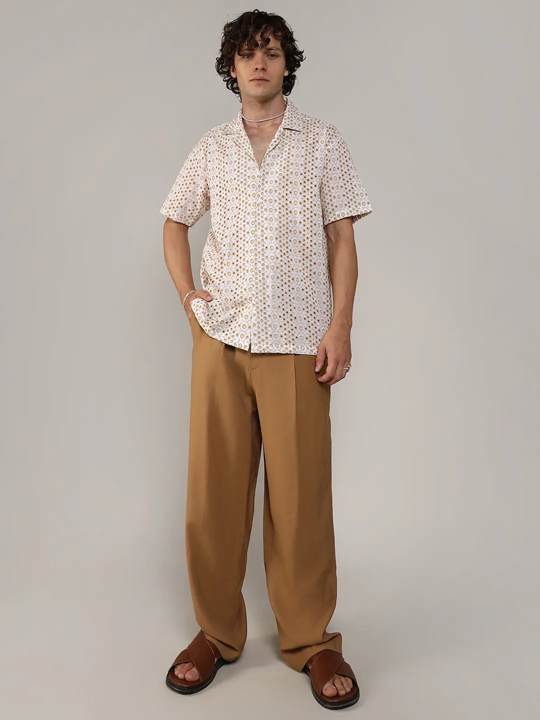 Embroidered Circular Shirt