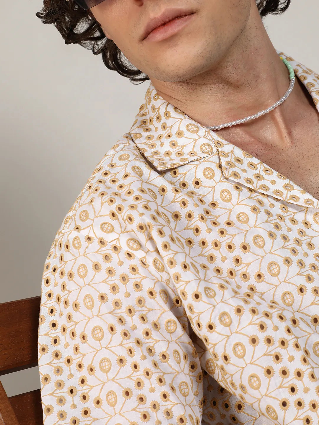 Embroidered Circular Shirt