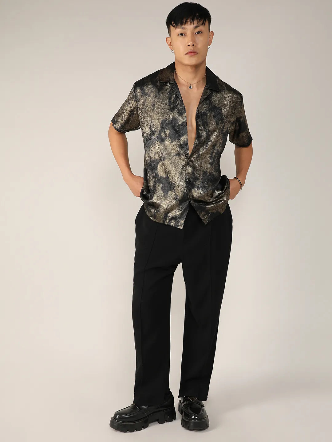 Metallic Ombre Shirt