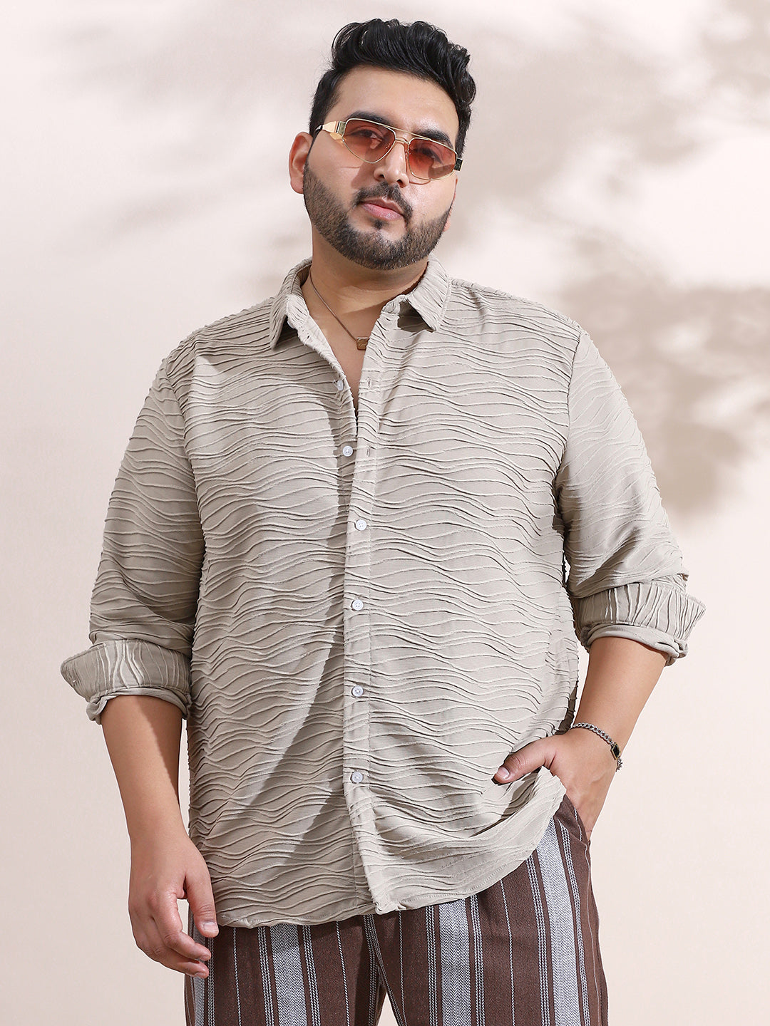 Self-Design Wave Shirt