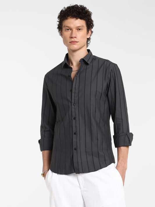 Pencil-Striped Shirt