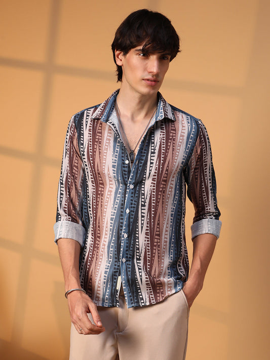 Strokes Block Shirt