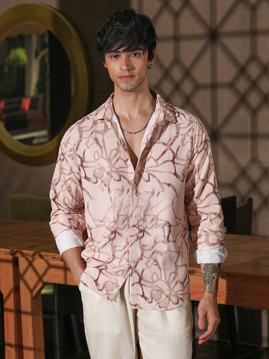 Flowing-Pigment Shirt