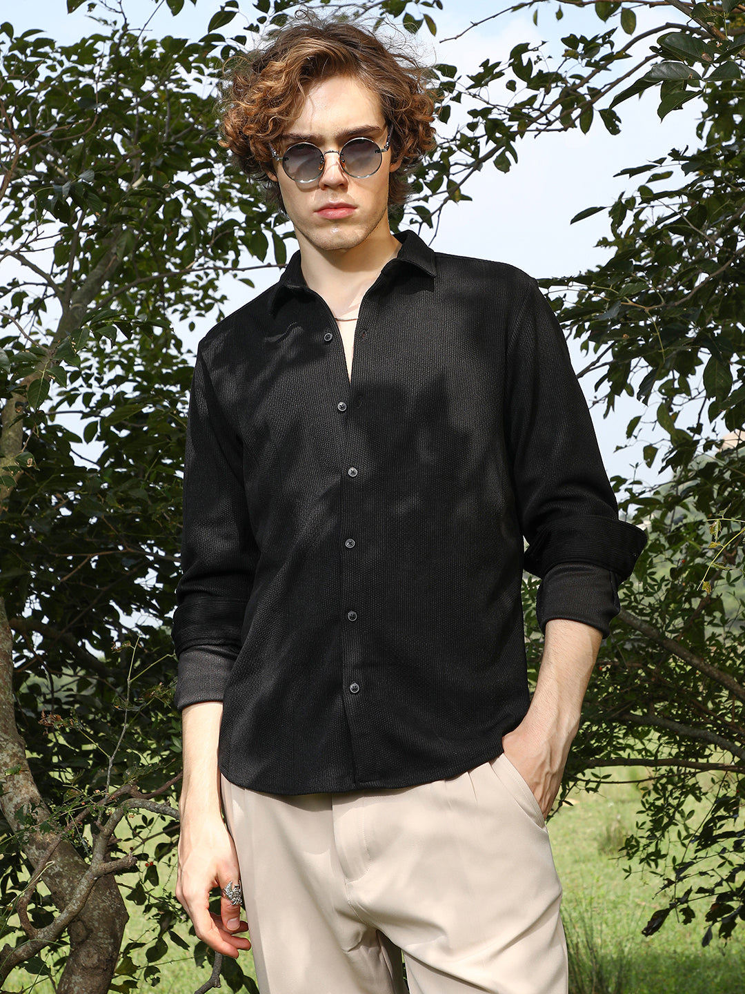 Solid Knit Shirt