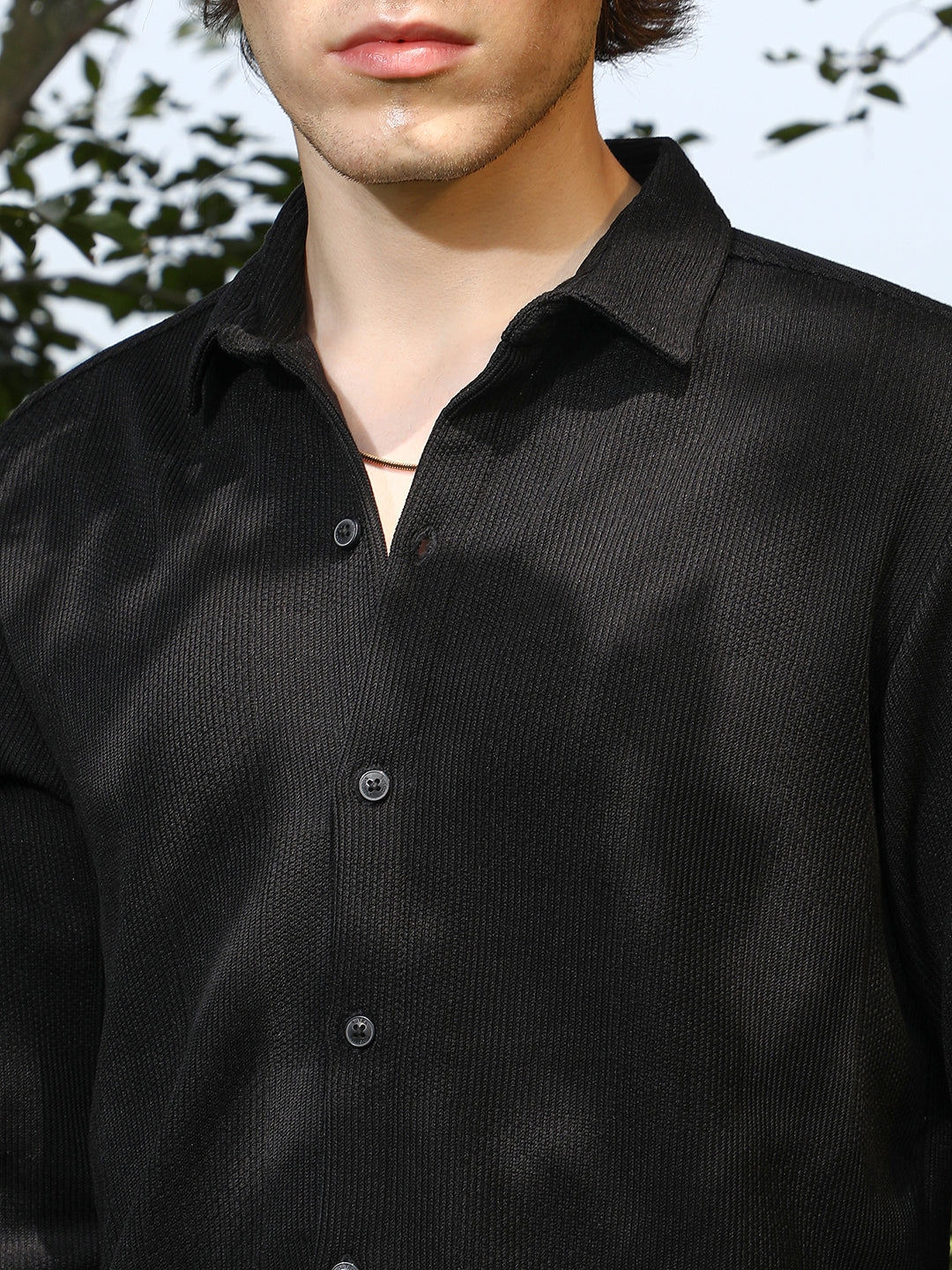 Solid Knit Shirt
