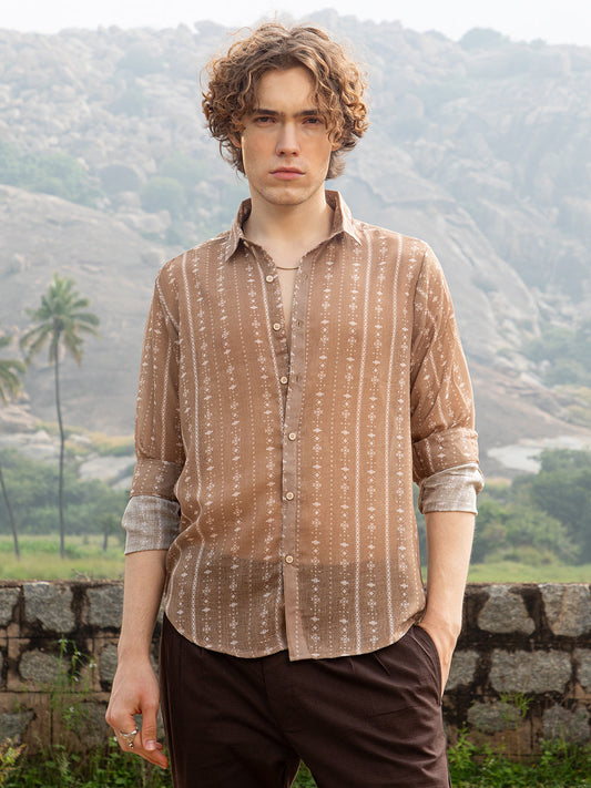 Ethnic Imprint Shirt