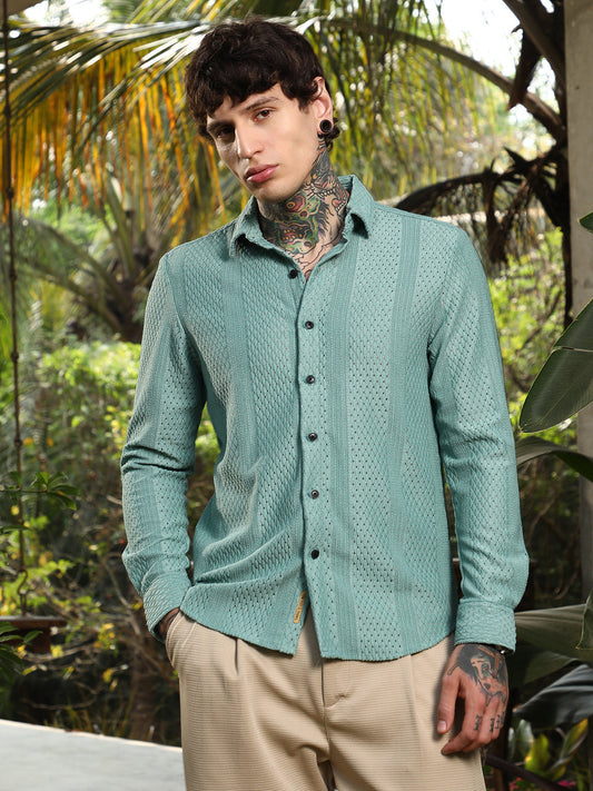 Marquise-Panel Tactile Shirt