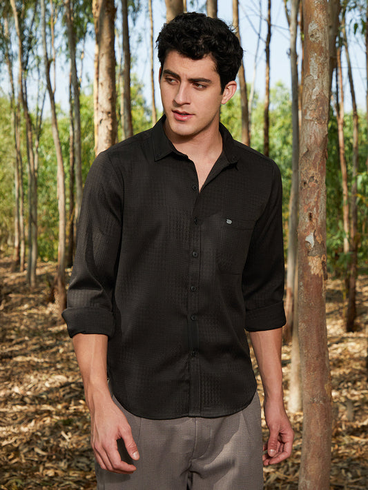 Houndstooth-Tactile Shirt