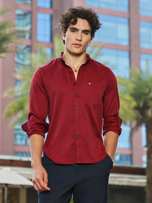 Houndstooth-Tactile Shirt