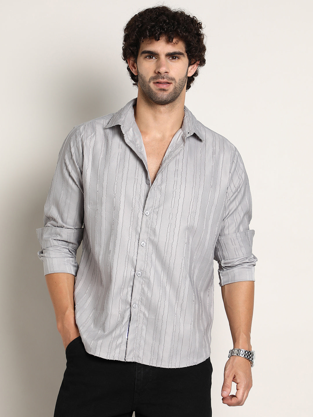 Ripple-Edge Shirt
