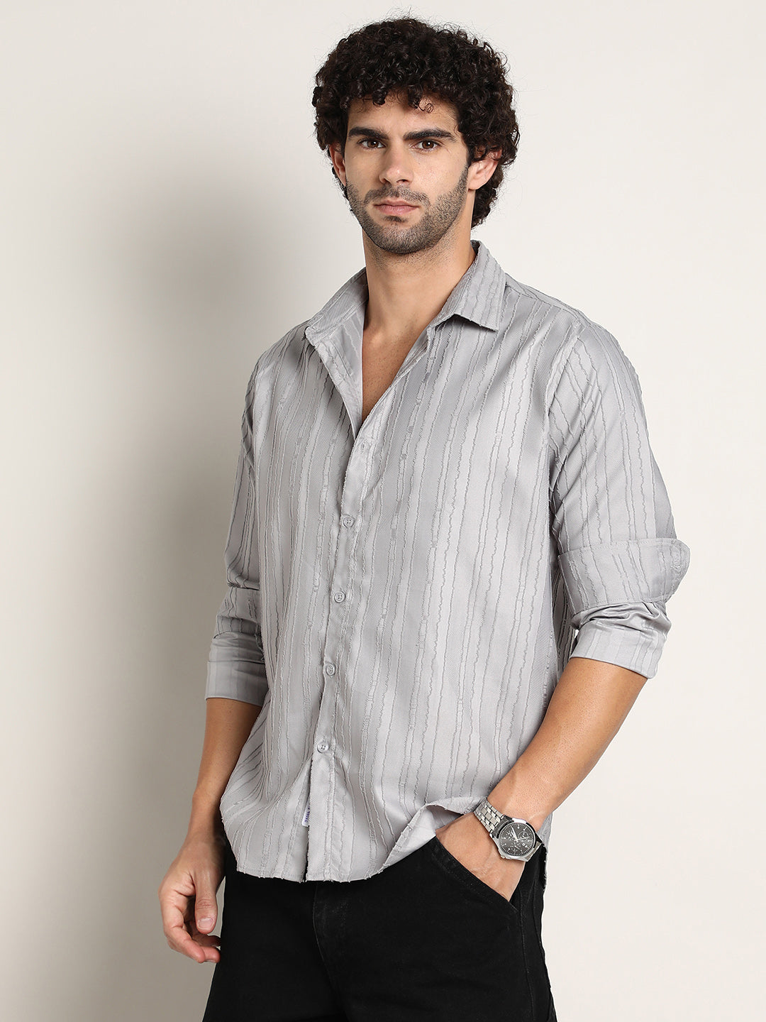 Ripple-Edge Shirt