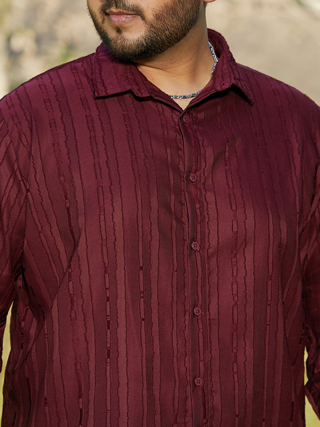 Ripple-Edge Shirt