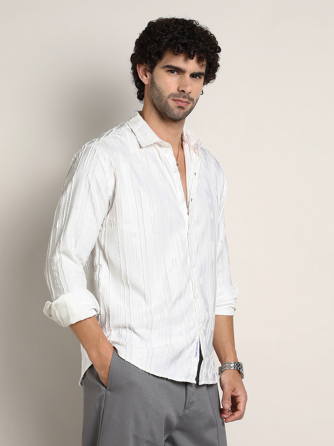 Ripple-Edge Shirt