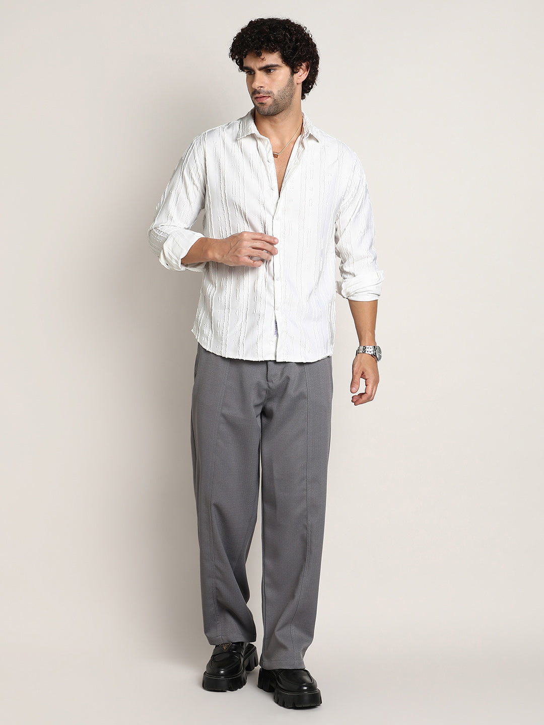 Ripple-Edge Shirt