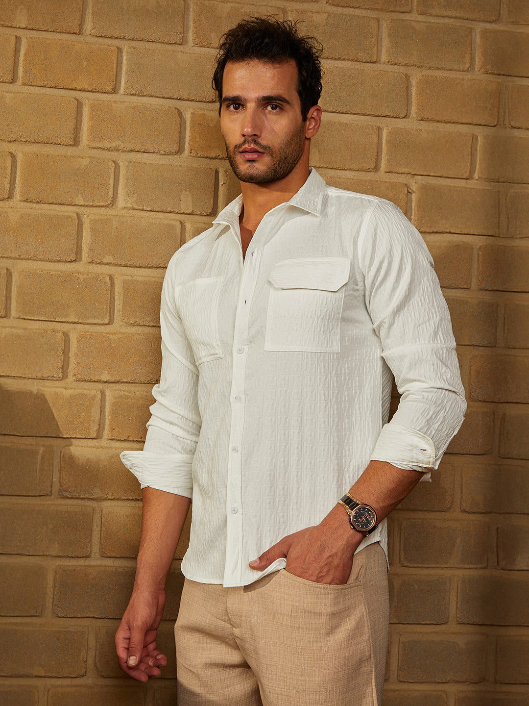 Obliqa-Utility Relaxed Shirt
