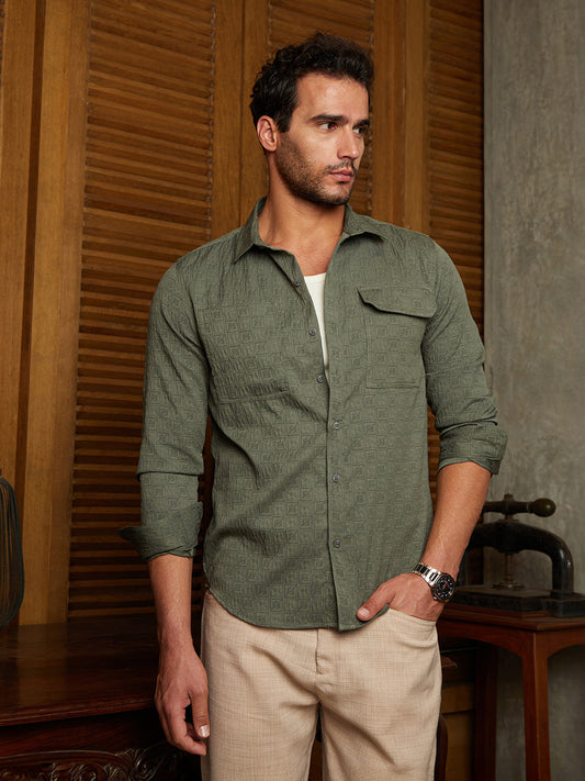 Obliqa-Utility Relaxed Shirt