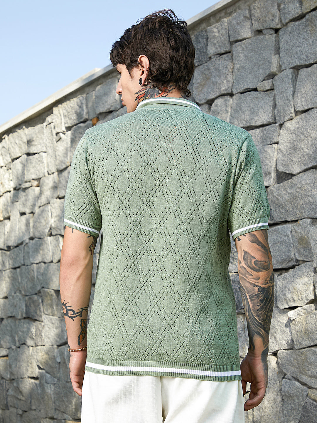 Logenze Open-Knit Shirt