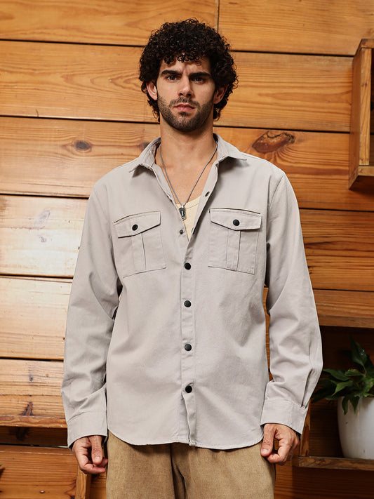 Safari-Utility Relaxed Shirt