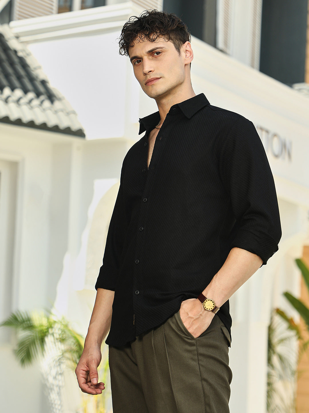 Slanted-Trough Shirt