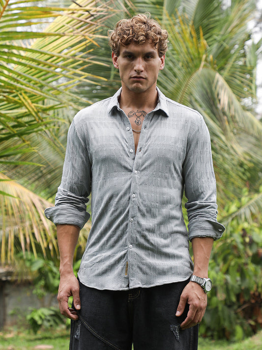 Braided-Knot Tactile Shirt