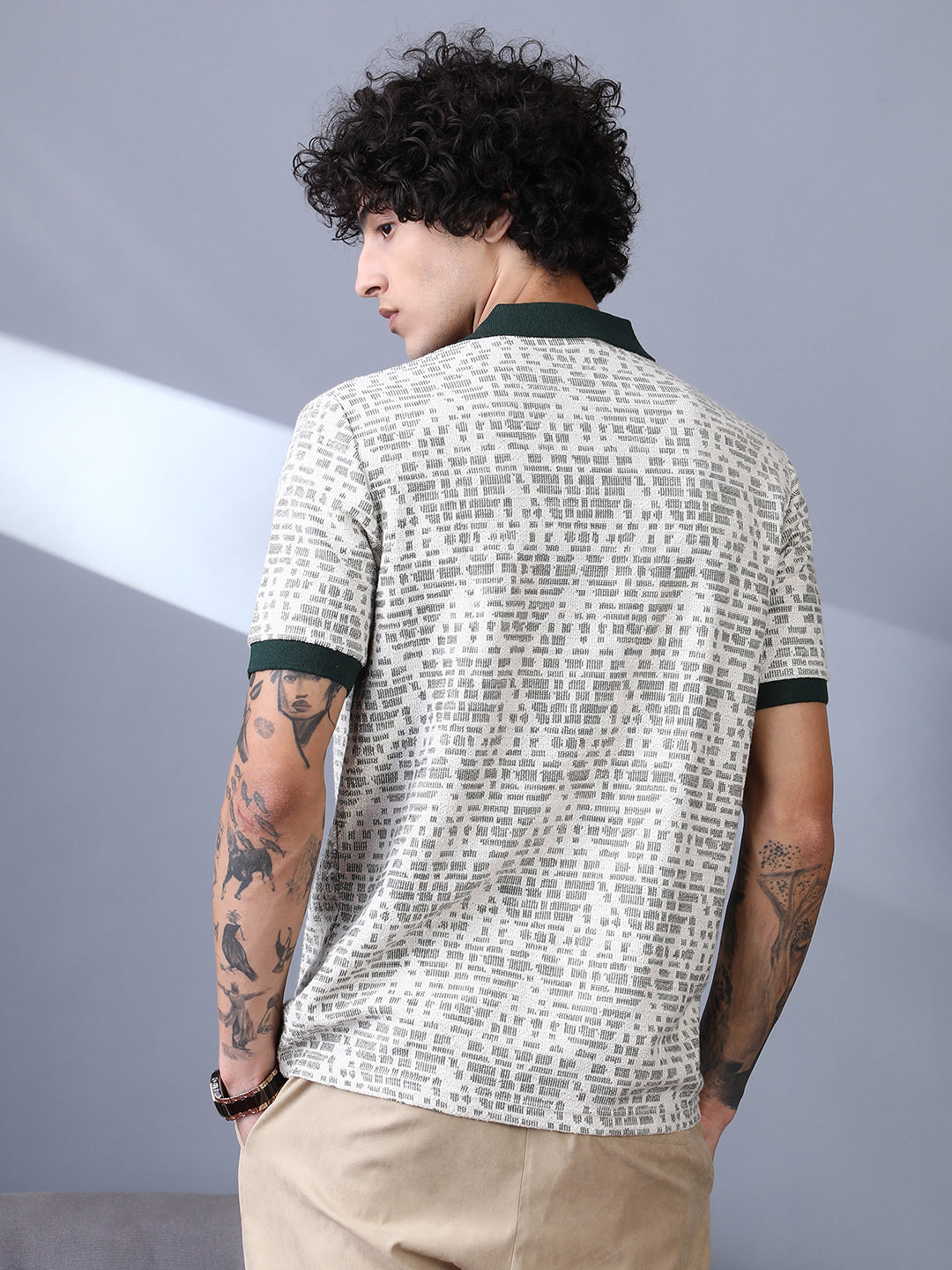 Campus Sutra Printed Casual Shirt for Men
