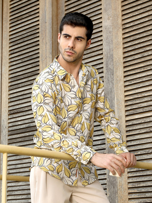 Leaflet Imprint Shirt