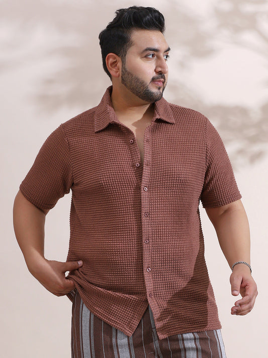 Solid-Knit Relaxed Shirt