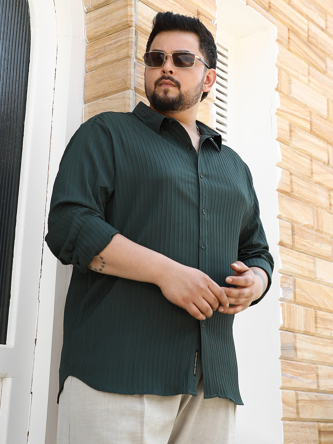 Pinstripe-Tactile Shirt