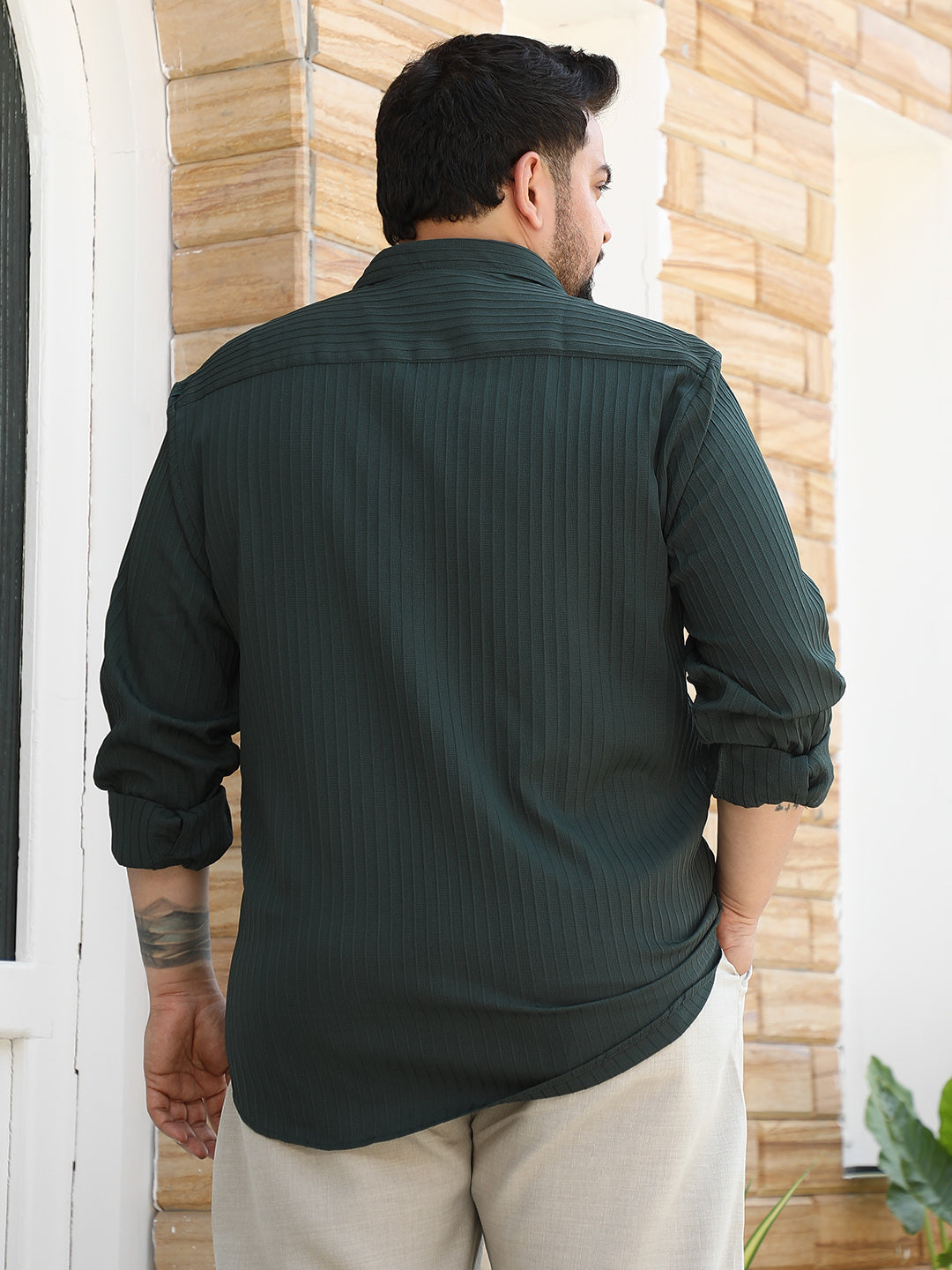 Pinstripe-Tactile Shirt