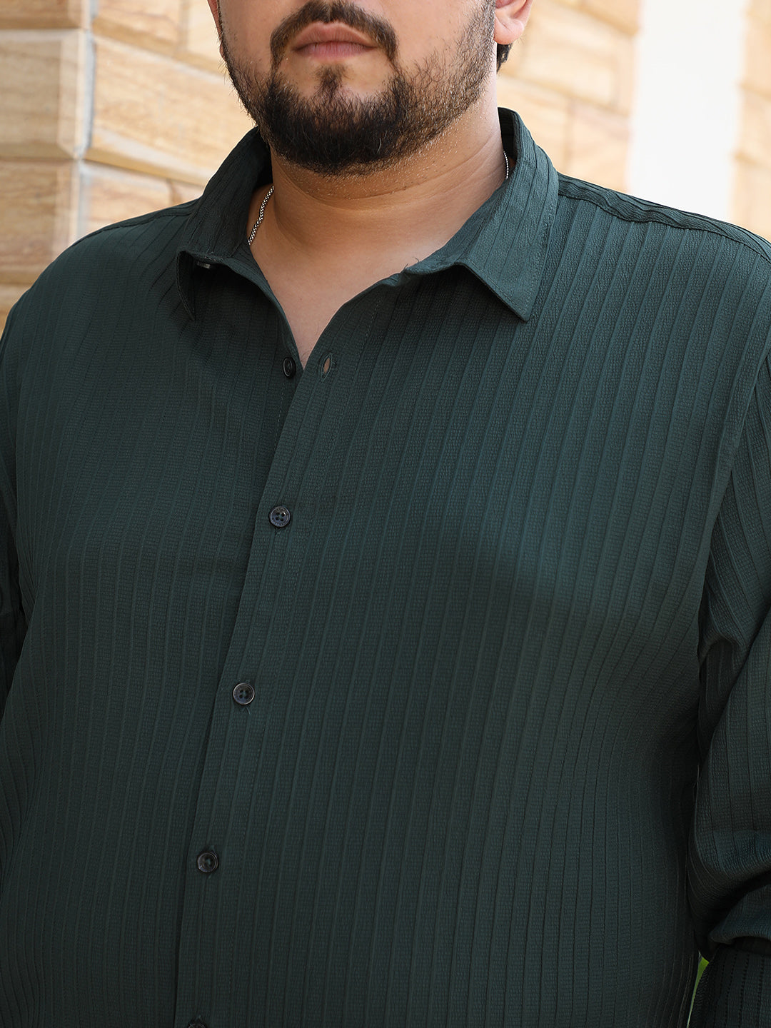 Pinstripe-Tactile Shirt