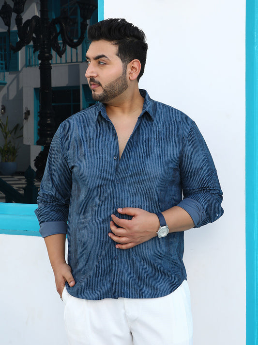 Ribbed-Corduroy Shirt