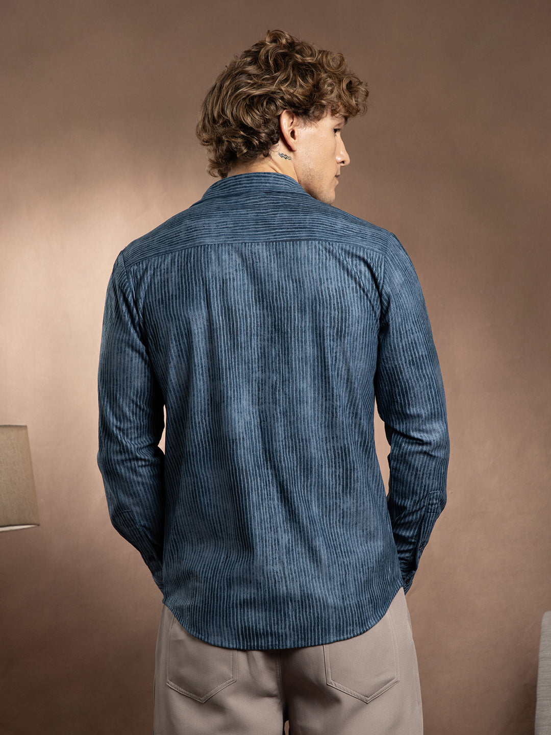 Ribbed-Corduroy Shirt