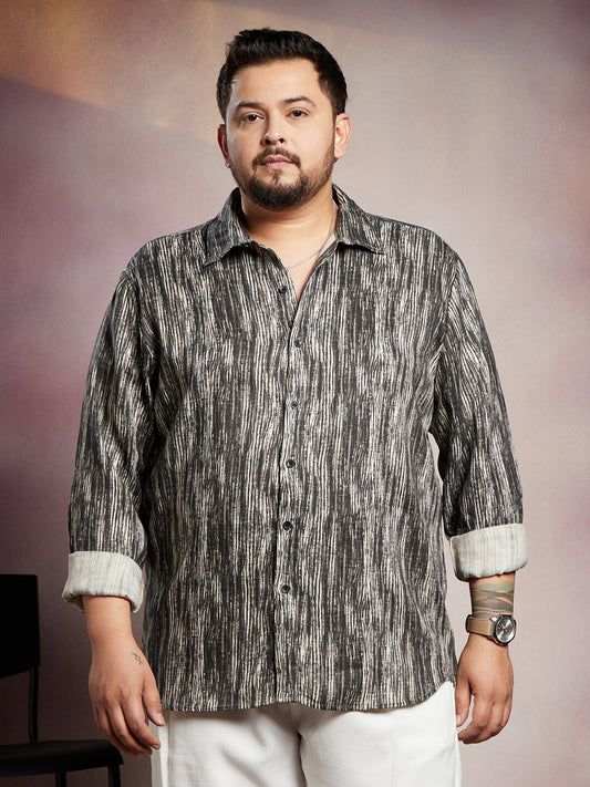 Distortion-Weave Shirt