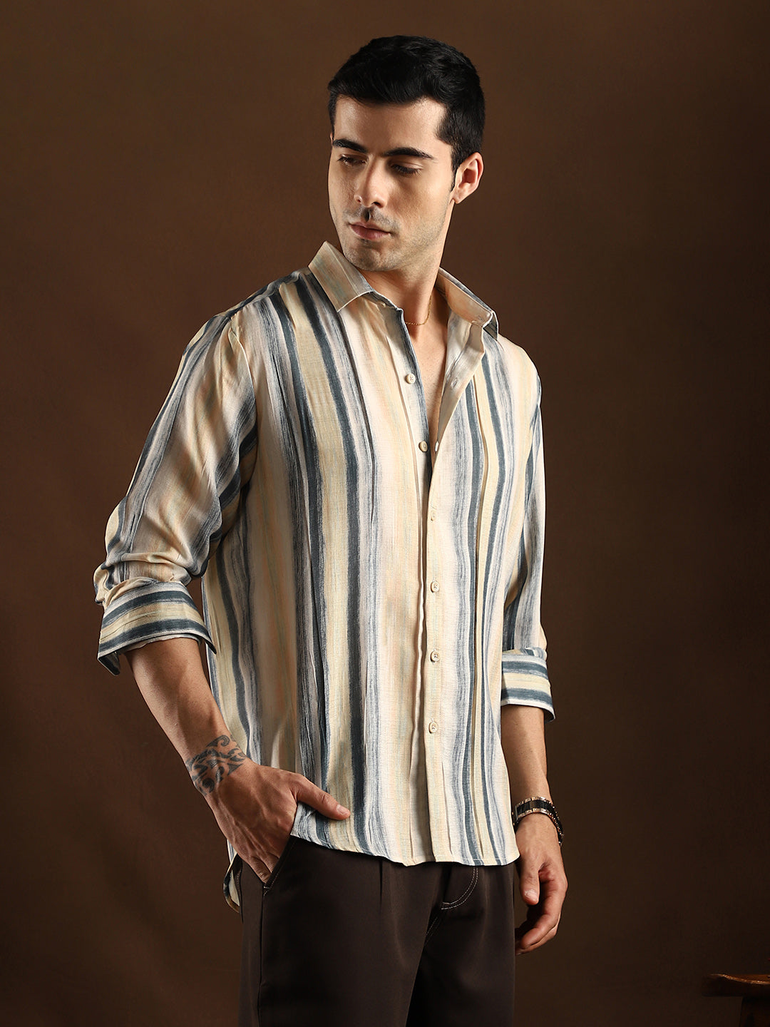 Striped-Strokes Shirt