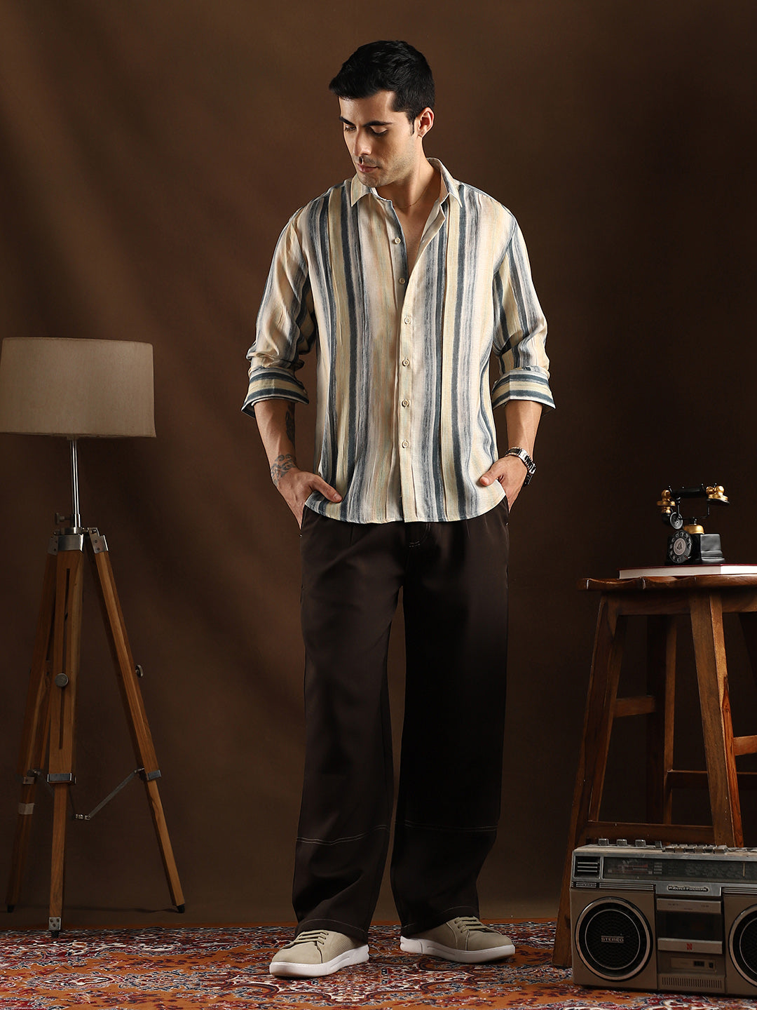Striped-Strokes Shirt