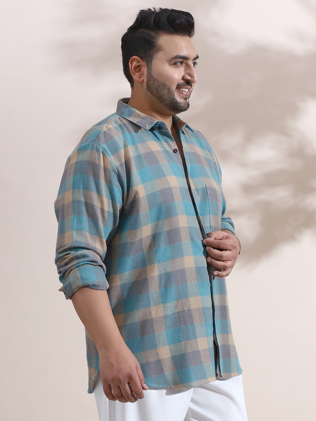 Block-Buffalo Regular Shirt