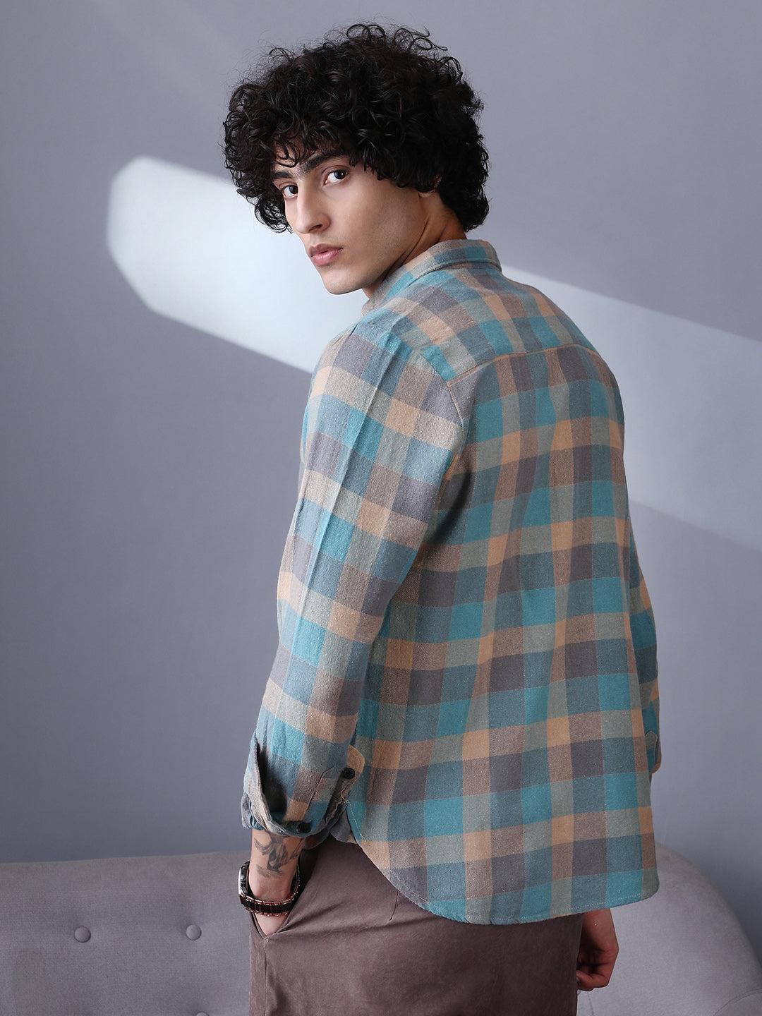 Block-Buffalo Regular Shirt