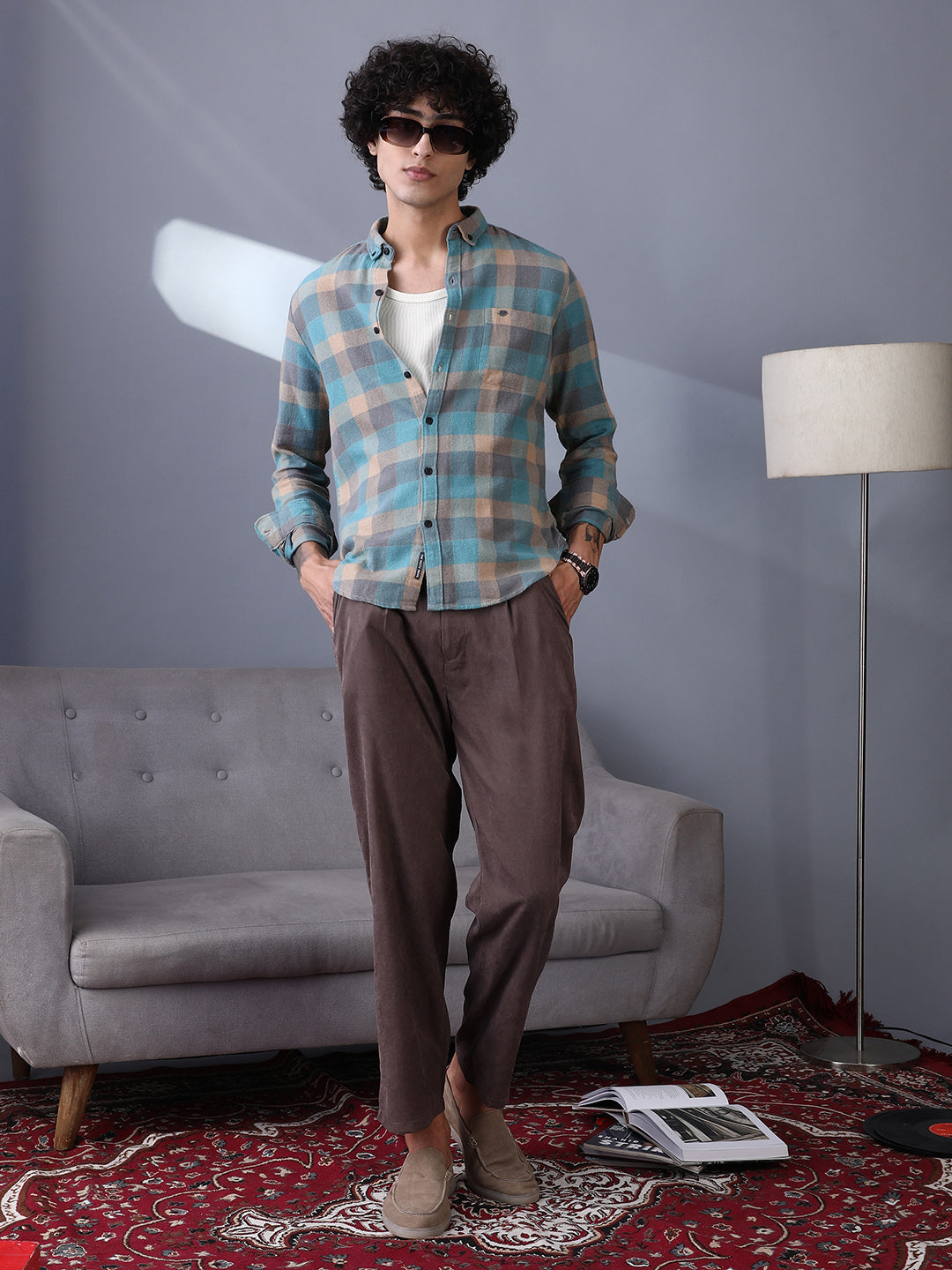 Block-Buffalo Regular Shirt